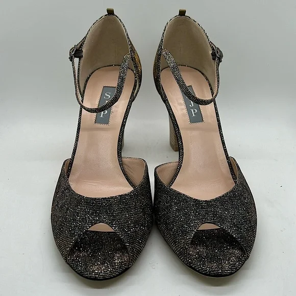 SJP Sexy Shimmery Cheetah Print High Heel Shoes **Size 38.5/US Size 8.5**🐆🐆 - Picture 2 of 8